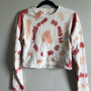 Tie-Dye Cropped Sweatshirt